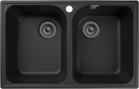 Кухонная мойка GranFest Quartz 15, 15 черный