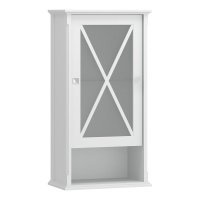Шкаф Opadiris Палермо 46 подвесной, одностворчатый, цвет белый матовый, правый 00-00007336
