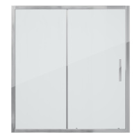 Душевая шторка на ванну (170х140) Grossman GR-170/2 хром, неподвижная