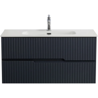 Тумба под раковину Cezares DUET-N-1000-2C-SO-GR-P Grafito