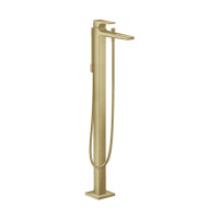 Смеситель для ванны напольный Hansgrohe Metropol 32532140 шлифованная бронза