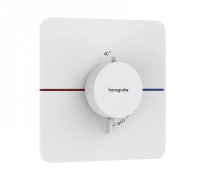 Термостат для душа с регулировкой напора Hansgrohe ShowerSelect Comfort Q 15588700 белый матовый