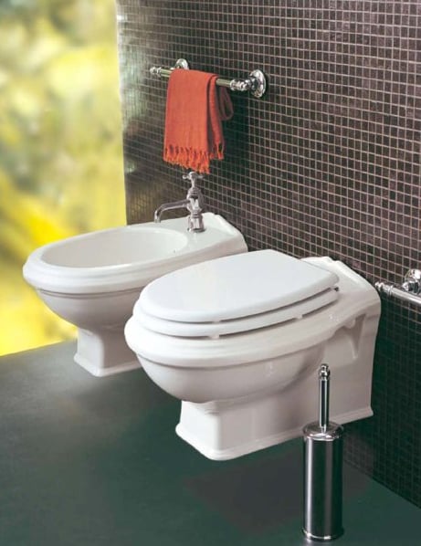 Биде подвесное Simas Arcade AR843bi*1 с 1 отверстием под смеситель