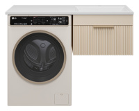 Тумба с раковиной под стиральную машину Brevita Enfida УТ000016088