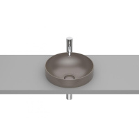 Раковина накладная (37х37) Roca Inspira round 32752R660 кофейный