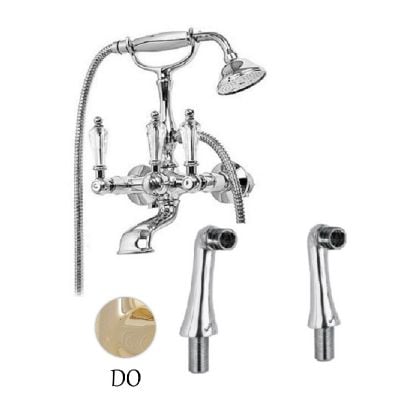 Смеситель на борт ванны с ручным душем Cezares Diamond DIAMOND-PBV-03/24-Sw