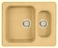 Кухонная мойка Whinstone ￼￼￼Гарда (C01) светло-бежевая 41623