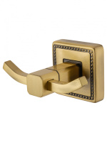 Двойной крючок для ванной WONZON & WOGHAND ROMA, бронза WW-7225