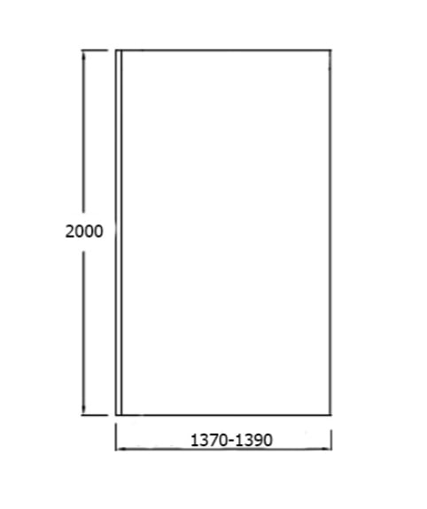 Душевая перегородка Jacob Delafon Contra E22W140-GA