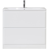 База под раковину напольная BelBagno ALBANO-800-2C-PIA-BL Bianco Lucido