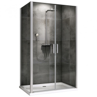 Душевой уголок (100х85) ABBER Sonnenstrand AG04100C-S85 хром