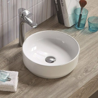 Раковина керамическая накладная (35x35) Art&Max AM-7078-D белый