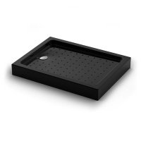 Душевой поддон (100х90) Veconi Tezeo acrylic TZ54B-10090-C5 черный