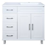 Тумба под раковину Misty Купер 90 правая П-Куп01090-0124ЯП