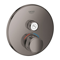 Термостат для встраиваемого монтажа на 1 выход Grohe Grohtherm SmartControl 29118 A00 (29118A00) темный графит глянец Термостат для встраиваемого монтажа на 1 выход Grohe Grohtherm SmartControl 29118 A00 (29118A00) темный графит глянец