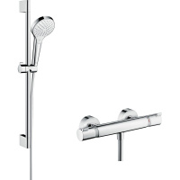 Душевой гарнитур Hansgrohe Croma Select S 27013400 белый/хром