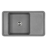 Кухонная мойка Aquaton Беллис 87 1A724832BS230 серый