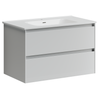 Тумба под раковину Sancos  Cento CN80W белый глянец