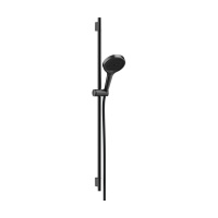 Душевой гарнитур Hansgrohe Rainfinity 130 3jet Designflex EcoSmart 28744340 шлифованный черный хром