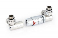 Терморегулятор автоматический Сунержа 3D правый G 1/2" НР х G 3/4" НГ Золото/Золото 03-1422-0000