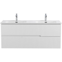 Тумба под раковину Cezares DUET-N-1200-2C-SO-2-BL Bianco Lucido