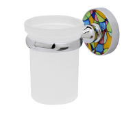 Стакан для зубных щеток одинарный WasserKRAFT Diemel K-2228