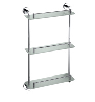 Полочка стеклянная тройная Bemeta Omega 104202132