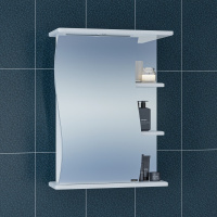 Зеркальный шкаф (55х72)  СаНта Волна 55  101011