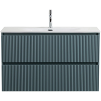 Тумба под раковину 100 BelBagno Uno UNO-MINI-1000-2C-SO-AO голубой матовый, без раковины