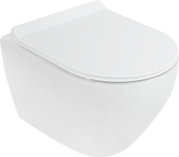 Унитаз подвесной безободковый CEZARES STYLUS CZR-513-TH-R/CZR-076-SC микролифт