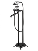 Смеситель для ванны напольного монтажа WONZON & WOGHAND RETRO, темный графит WW-88649020-BGM