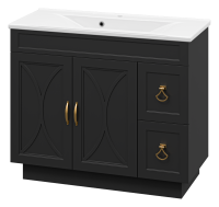 Тумба под раковину Misty Амбра 100  П-Амб0100-021-2Я