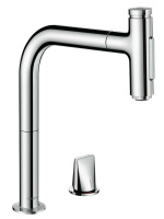 Смеситель для кухни Hansgrohe Metris Select M71 73819000 хром Смеситель для кухни Hansgrohe Metris Select M71 73819000 хром