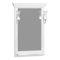 Зеркало Opadiris Риспекто 65 00-00007057  белый матовый, с выключателем, без светильника