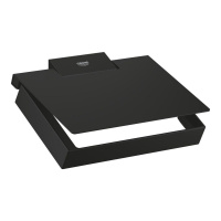 Держатель туалетной бумаги Grohe Selection Cube 102272KF00 (черный матовый)