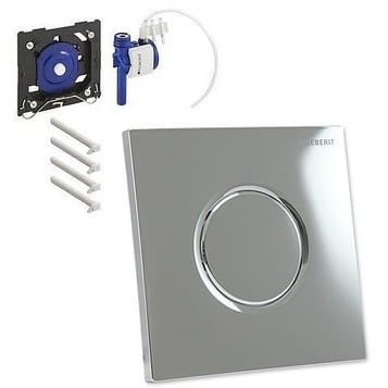 Система пневматического управления смывом писсуара Geberit, глянцевый хром 01 116.011.21.5 Система пневматического управления смывом писсуара Geberit, глянцевый хром 01 116.011.21.5