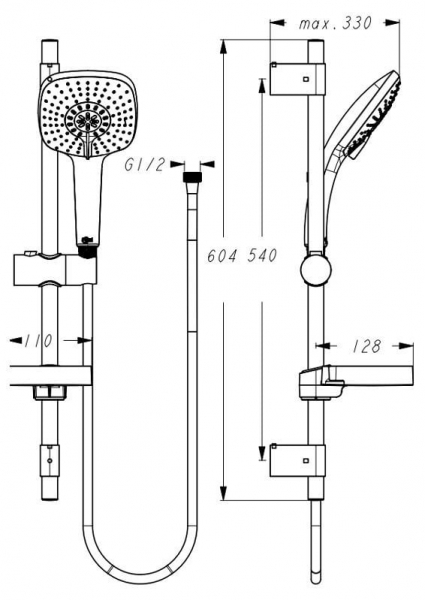 Комплект смесителей 3 в 1 Ideal Standard Ceraplan III B1118AA