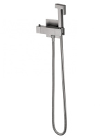 Смеситель с гигиеническим душем и термостатом встраиваемый WONZON & WOGHAND, темный графит WW-88819903-BGM Смеситель с гигиеническим душем и термостатом встраиваемый WONZON & WOGHAND, темный графит WW-88819903-BGM