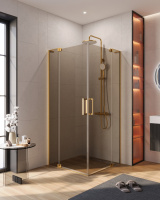 Душевой уголок (80х80) CEZARES SLIDER SLIDER-A-2-80/90-BR-BORO