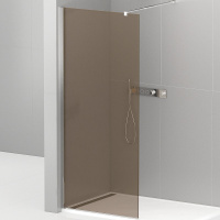 Душевая перегородка 80 см CEZARES LIBERTA LIBERTA-L-1-80-BR-Cr