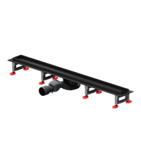 Душевой лоток с решеткой под плитку 80 см Am.Pm MasterFlow W01SC-U11-080-04BM черный матовый