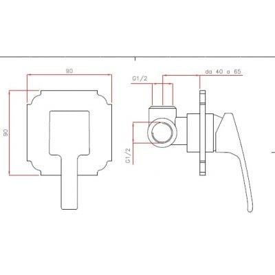 Смеситель для душа Cezares Legend LEGEND-DIM-03/24 Смеситель для душа Cezares Legend LEGEND-DIM-03/24