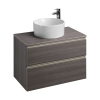Тумба под раковину Roca Gap 80 городской дуб, 2 ящика, A857399402