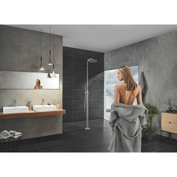 Смеситель для раковины однорычажный Grohe Essence New 23589 DC1 (23589DC1) суперсталь