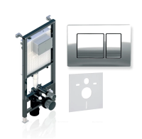 Инсталляция Koller Pool Alcora ST 1200+ KVADRO Chrome