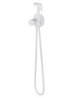 Смеситель с гигиеническим душем и термостатом встраиваемый WONZON & WOGHAND, белый матовый WW-88829909-MW