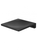 Мыльница с держателем WONZON & WOGHAND ECLIPSE, черный WW-9124-BL