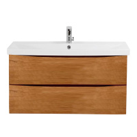 База под раковину подвесная BelBagno MARINO-CER-900-2C-SO-RR-P Rovere Rustico