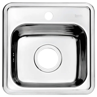 Кухонная мойка, нержавеющая сталь iddis Strit STR38S0i77, сталь 