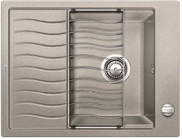 Мойка кухонная Blanco ELON 45S SILGRANIT PuraDur (жемчужный), 524817